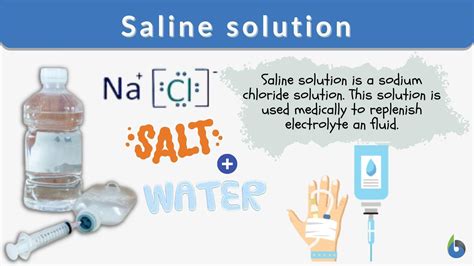 what is saline used for